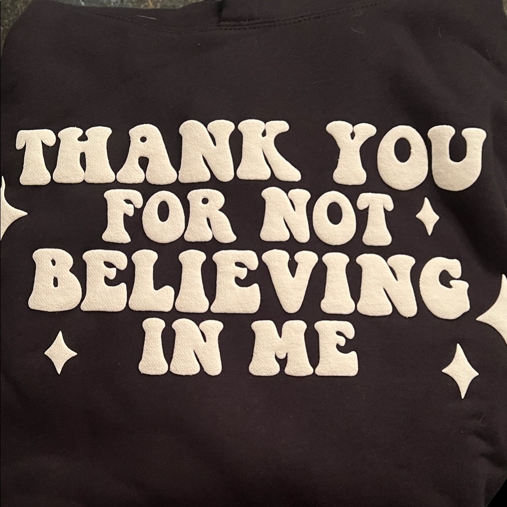 Black Graphic Hoodie